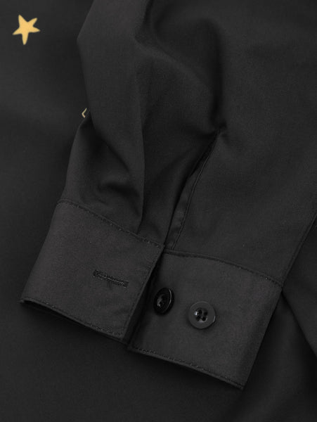 Halloween Bat Pumpkin Print Long-sleeved Men Shirt