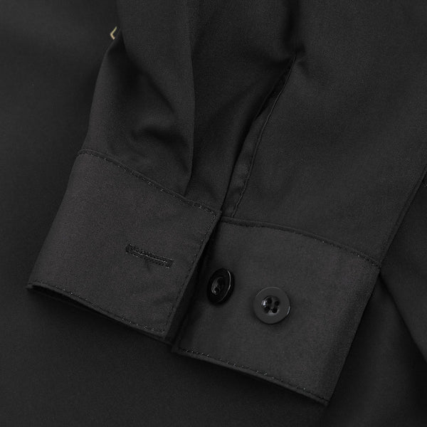 Halloween Bat Pumpkin Print Long-sleeved Men Shirt