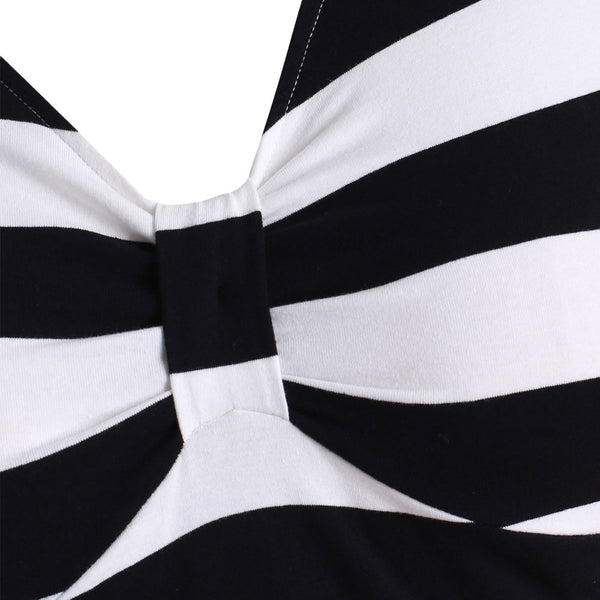 Plus Size Striped Halloween Flare Women Dress