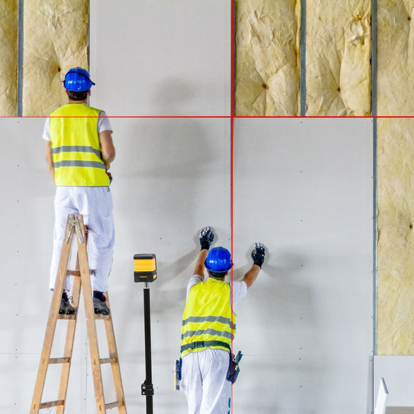 Cross Line Laser Level 49ft/15m Red Cross Line with Self-Leveling Horizontal and Vertical Cross-Line Laser