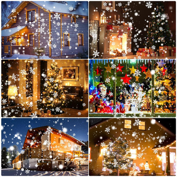 SE369 LED Projector Light Snow Waterproof Stick Outdoor Christmas