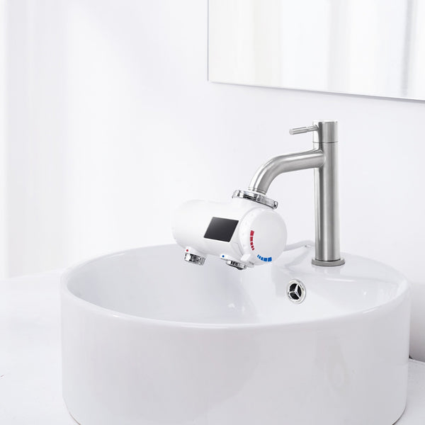 xiaoda 220V 3000W Electric Faucet 3s Fast Instant Heating LED Display IPX4 Waterproof
