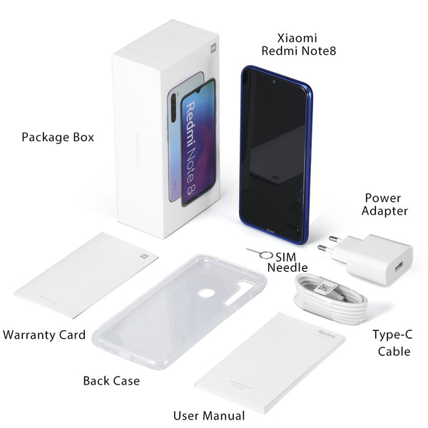 Xiaomi Redmi Note 8 Global Version 4+64GB Space Black EU