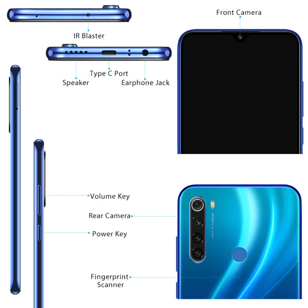 Xiaomi Redmi Note 8 Global Version 4+64GB Space Black EU