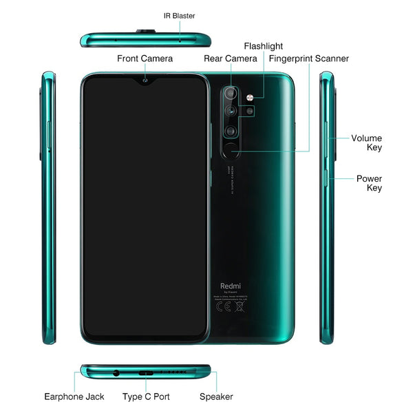 Xiaomi Redmi Note 8 Pro Global Version 6+64GB Forest Green EU