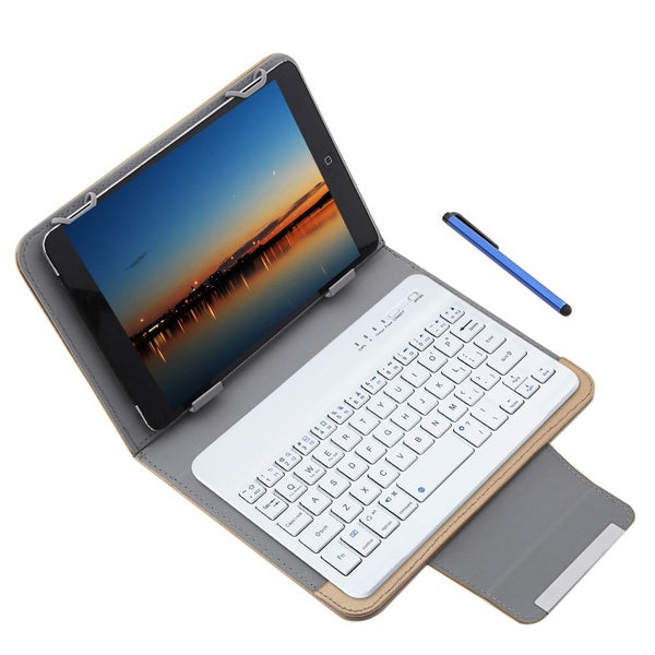 Bluetooth Keyboard PU Leather Case Stand Cover  for Pad Universal 7inch 8inch
