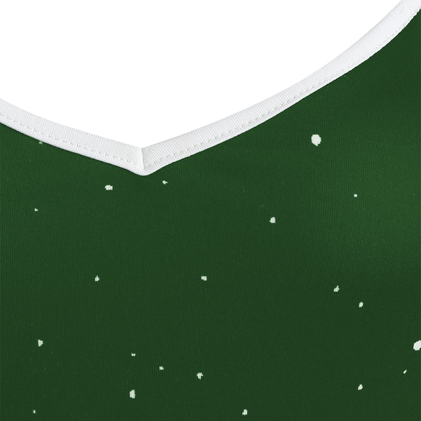 Sequined Reindeer Print Mini Cami Dress