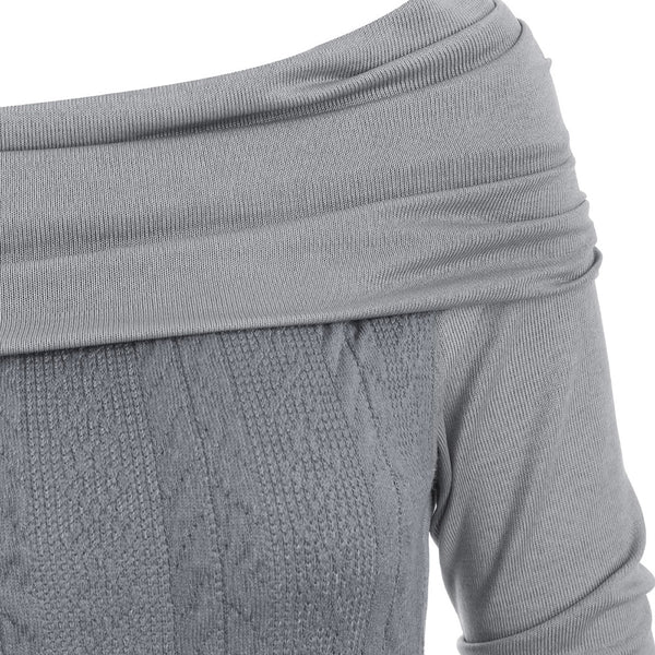 Cowl Neck Lace Up Guipure Panel Longline Knitwear