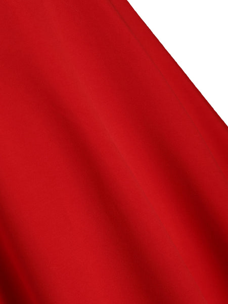 Christmas Faux Fur Panel Lace Up Dip Hem Dress