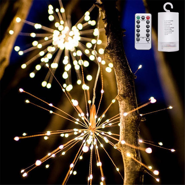 40/60 Pieces Led Fireworks Light Battery Remote Control Explosion Lights