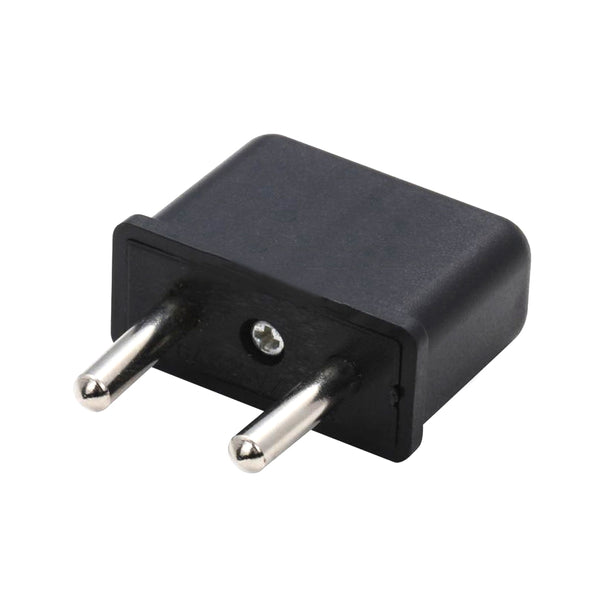 US To EU Adapter Converter Black